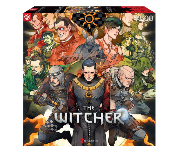 GOOD LOOT The Witcher Nilfgaard Puzzle 500 - 1178562 - zdjęcie 2